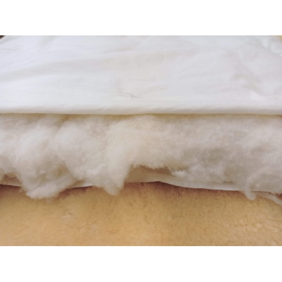 Querschnitt Wolldecke