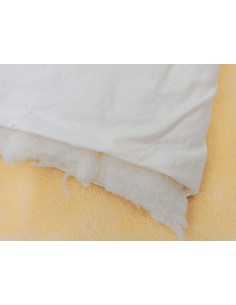 Querschnitt Bettdecke, Handarbeit