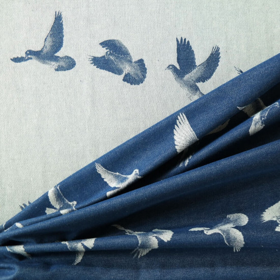 Tragetuch, Didymos, blaue Tauben