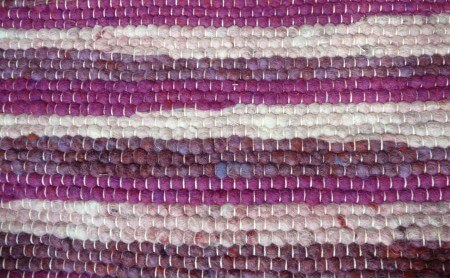 Schafwollteppich gewalkt