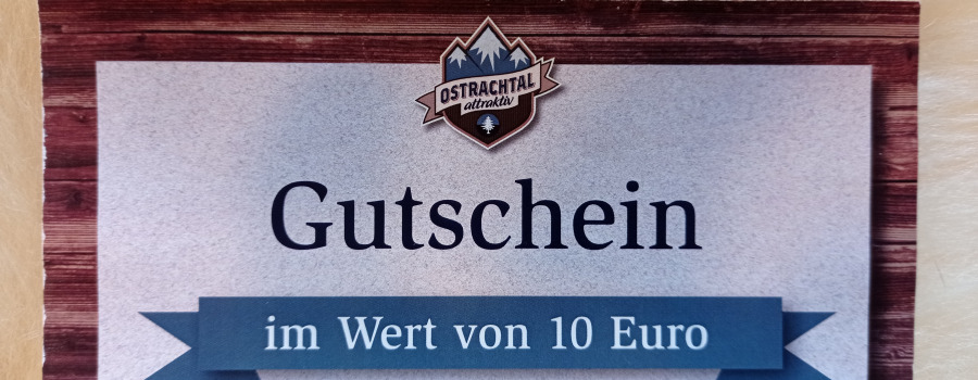 !!Achtung Ostrachtal Gutscheine!!